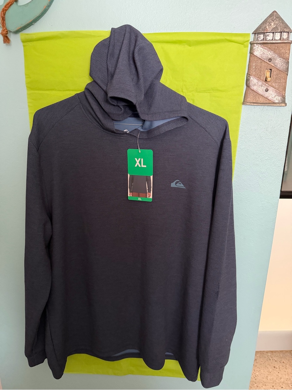 Quiksilver Men's Hoodie Gray XL NWT